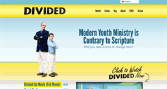 Desktop Screenshot of dividedthemovie.com