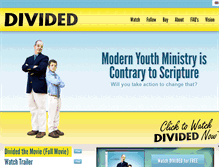 Tablet Screenshot of dividedthemovie.com